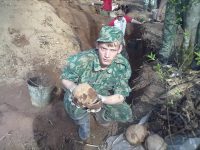 На раскопках